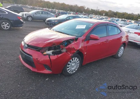 2015 Toyota Corolla Le из США, поврежденный, VIN 2T1BURHE1FC374424